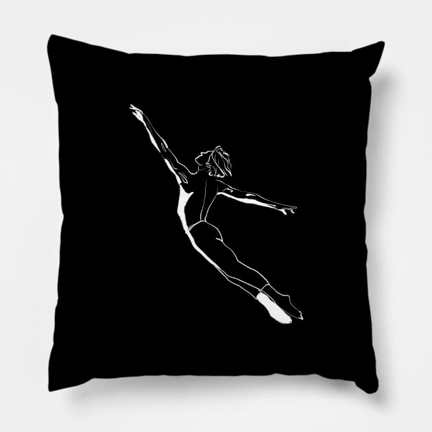 Ballet Dancing Pillow by thecolddots