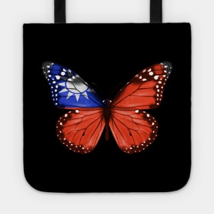 Taiwanese Flag  Butterfly - Gift for Taiwanese From Taiwan Tote