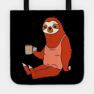 Lazy Sloth With Coffee Tote