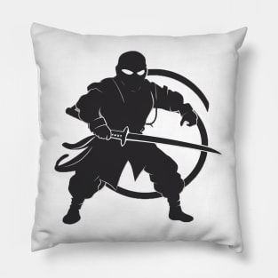 Shadow Samurai Pillow