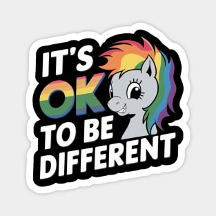 "Unique Horns: Embracing Diversity in a Unicorn World – Autism Awareness Edition" Magnet