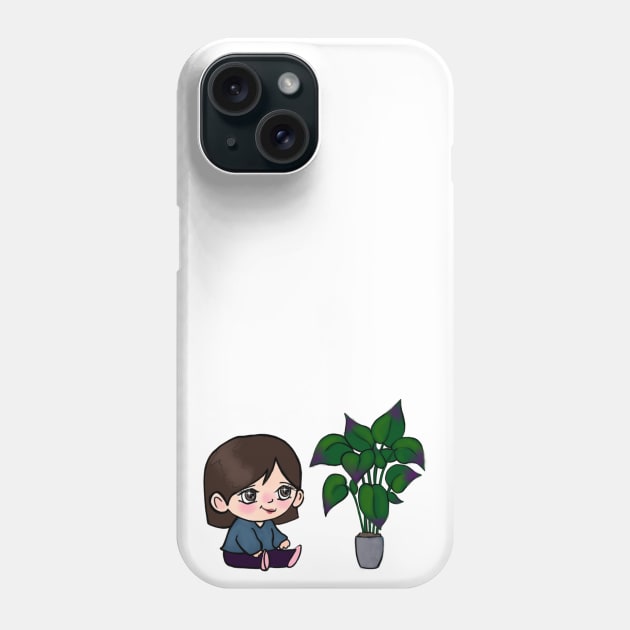 Me and my plant Phone Case by theerraticmind