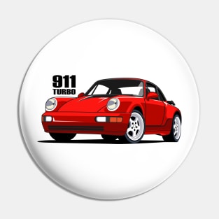 911 Turbo Classic Cars Pin