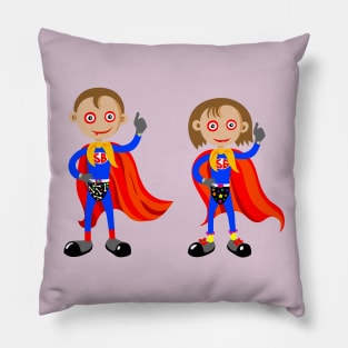 Boy and Girl Hero Pillow