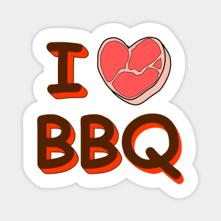 I love barbecue Magnet