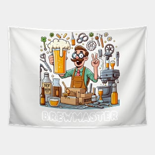 Craft Beer Brewing Brewmaster Tapestry