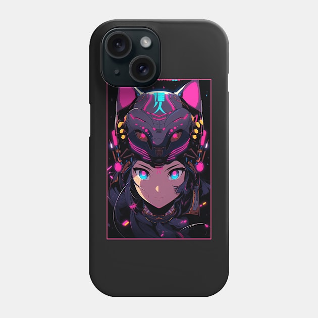 Anime Cat Girl | Quality Anime Design | Chibi Cat Girl Miaw | Manga Anime Art Phone Case by AlNoah