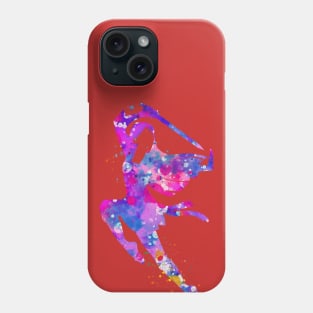 Watercolor Warrior Princess Design Phone Case