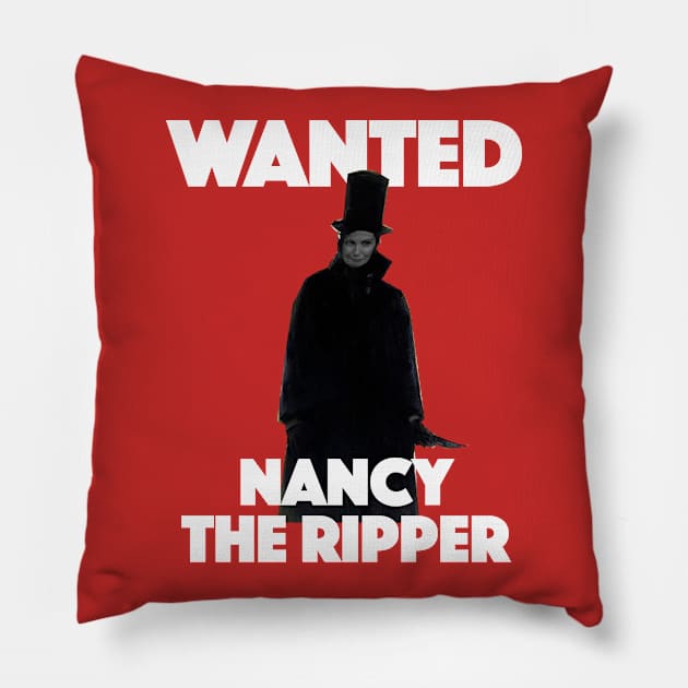 #NancyTheRipper Nancy The Ripper Nancy Pelosi State of the union Pillow by SugarMootz