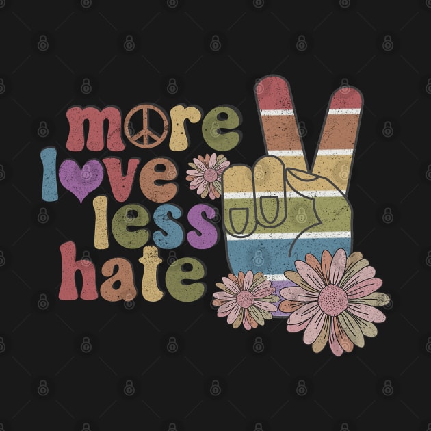 More Love Less Hate Pride by Mastilo Designs