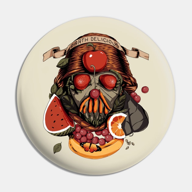 Darth Delicious Pin by metalsan