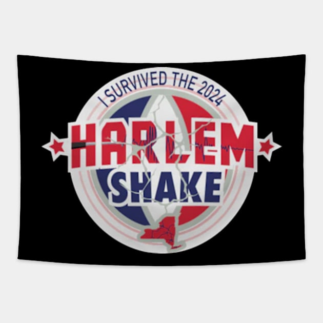 I Survived The 2024 Harlem Shake Tapestry by AdoreedArtist