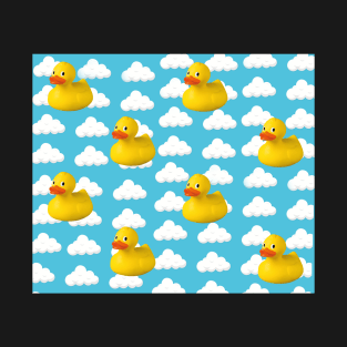 rubber Ducky with Cloud Adorable T-Shirt