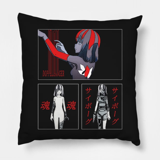 A Certain Scientific Railgun T ''DOPPELGANGER'' V1 Pillow by riventis66