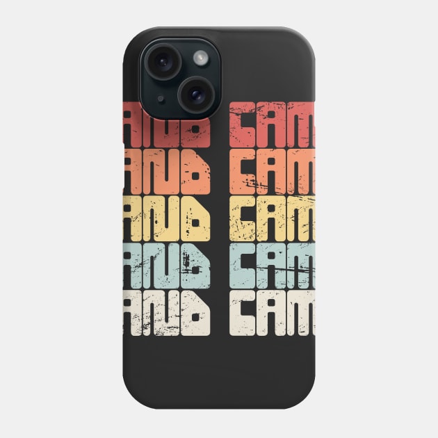 Retro 80s BAND CAMP Text | Marching Band Phone Case by MeatMan