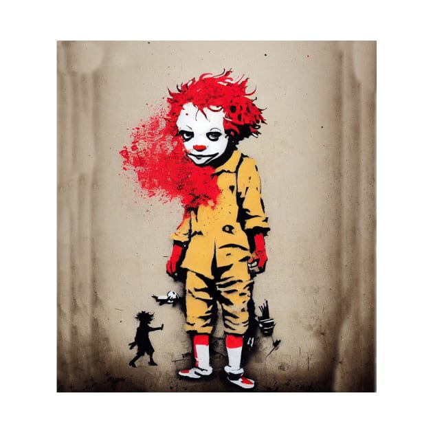 AI Bansky Mcdonalds by damnaloi