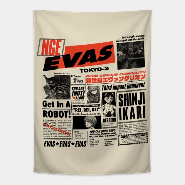 NGE EVAS Tapestry by Krobilad