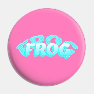 Blue Frog Pin