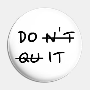 DO IT Fitness Gift Pin