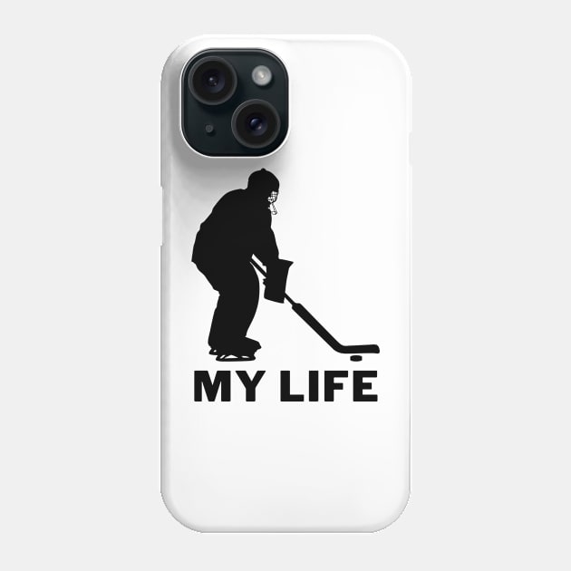 Hockey goalie Phone Case by vk09design