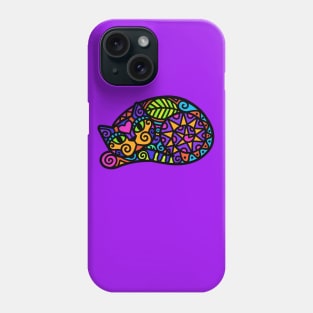 Doodley Doodlecat Sleepy Phone Case