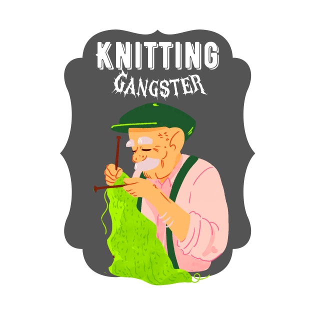 Knitting gangster by happygreen