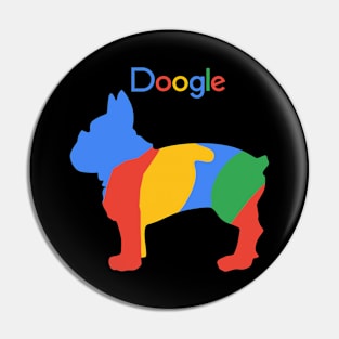 Funny Parody Colorful Dog Pin
