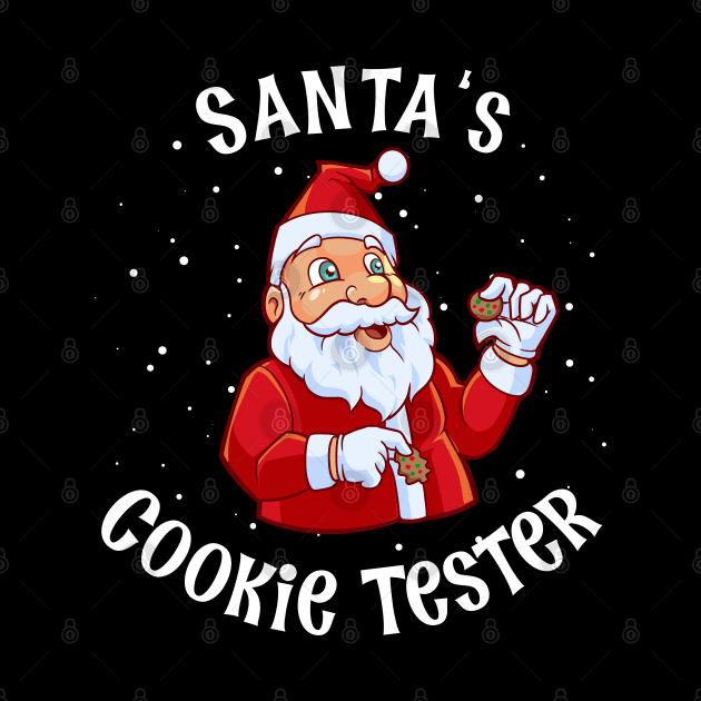 Christmas Cookie Inspector - Santas Cookie Tester by Modern Medieval Design