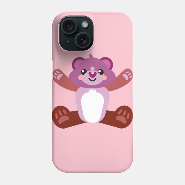 Lesbian Pride Flag Teddy Bear Phone Case by CKline