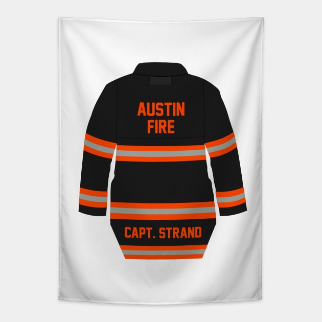 9-1-1 LONESTAR - CAPTAIN STRAND - TURNOUT COAT Tapestry by emilybraz7