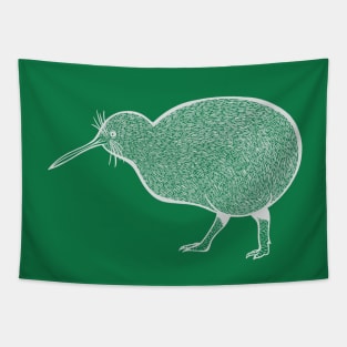 Kiwi Bird - detailed hand drawn bird design Tapestry