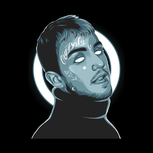 Lil Peep Illustration by Heywids