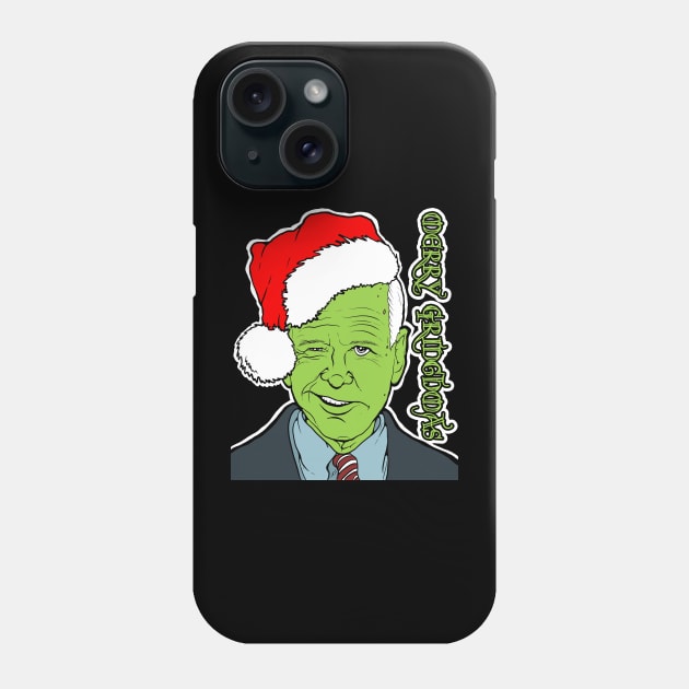 Joe Biden Grinchmas Phone Case by Tezatoons