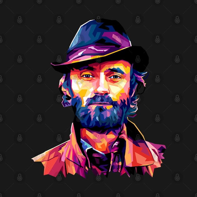 Phil Collins Pop Art Wpap by MIKOLTN