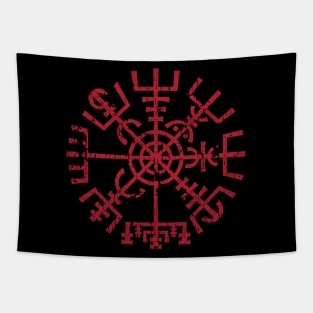 Vegvisir Norse Viking Compass Pagan Wayfinder Symbol Tapestry