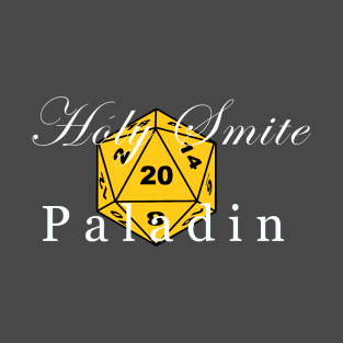 Paladin Holy Smite D20 Dungeons &Dragons T-Shirt