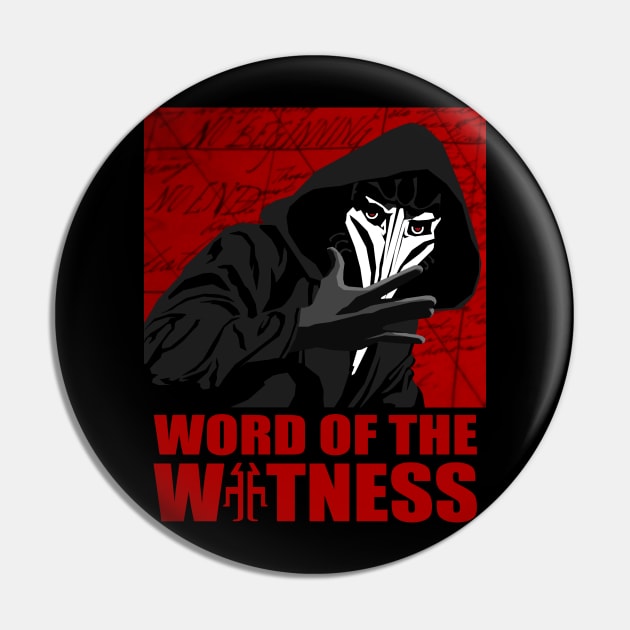 12 MONKEYS: Word of the Witness Pin by cabinboy100