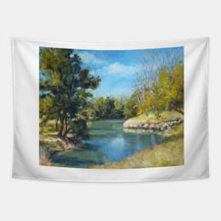 Castlereagh River, Coonabarabran (oil version) Tapestry