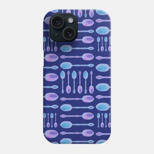 Artistic Spoons Pattern Phone Case