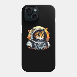 Dragon-li Cat in Spacesuit Phone Case