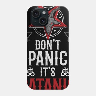 Don't Panic It's Satanic - Baphomet 666 Occult Phone Case