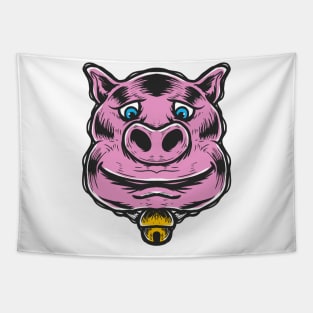 Cute pig Tapestry