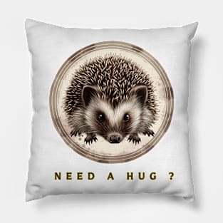 Hedgehog Hug , Hedgehog Lover Pillow