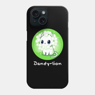 Dandylion - Cute Trendy Funny Cat  Kitten Animal  Lover Quote Artwork Phone Case