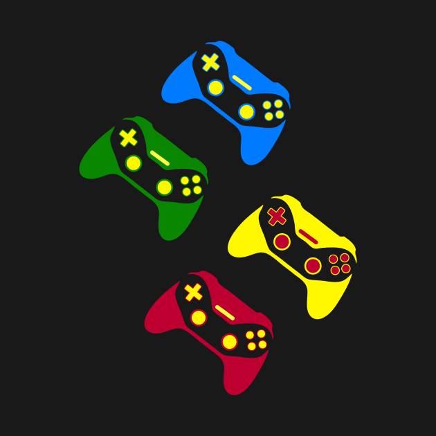 Multi-color Gamer Controller by jaysxtremegaming