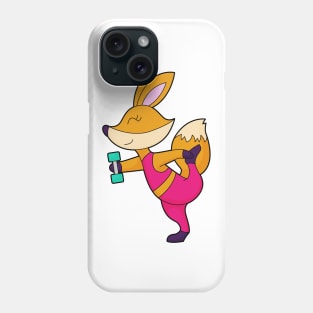 Fox Fitness Dumbbell Phone Case