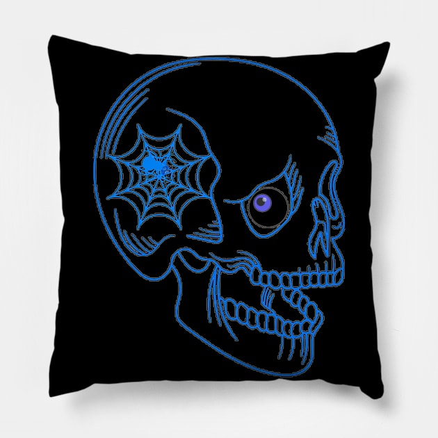 Skull design Pillow by viviUk