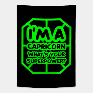 I'm a capricorn, what's your superpower? Tapestry