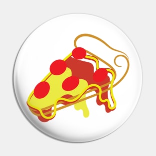 Pizza Slice, Cool, Outline Pin