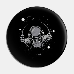 Astronaut Galaxies Pin